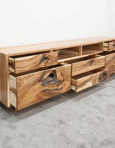 Elegante mueble de TV de madera maciza/mesa de centro ajustable para muebles de hogar de diseño moderno/clásico/antiguo para uso en la sala de estar - Product Image 3