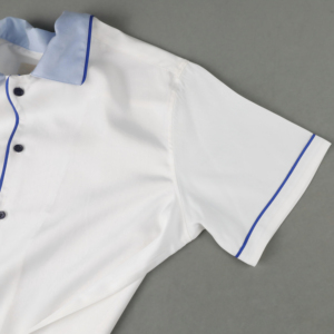 Camicie Estive da Uomo in Twill 100% Cotone di Alta Qualità, Anti-Piega, Traspiranti, con <span class=keywords><strong>Colletto</strong></span> a Contrasto, Vestibilità Ampia e Maniche Corte - Product Image 5