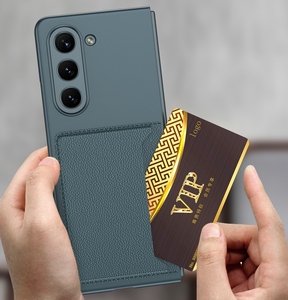Nouvelle conception avec protection intégrale, étui de téléphone pliable en cuir PU pour Samsung Galaxy Z Fold 6 5 - Product Image 4