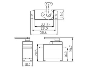 K-POWER <span class=keywords><strong>Servo</strong></span> Điều Khiển Từ Xa Siêu Nhỏ 1.5Kg 8G/0.1S Cho Máy Bay Trực Thăng Xe Hơi Điều Khiển Từ Xa Đồ Chơi Sở Thích Cánh Tay Robot P0080 - Product Image 3