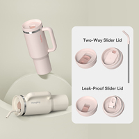 Gobelet en acier inoxydable à double paroi Hong Ling avec paille 40 oz tasse de voyage personnalisée en gros