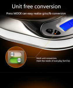 Fabrik preis Tragbare elektronische Küchen waage aus Edelstahl Manuelle Waage zum Backen CE ROHS-zertifiziert - Product Image 6