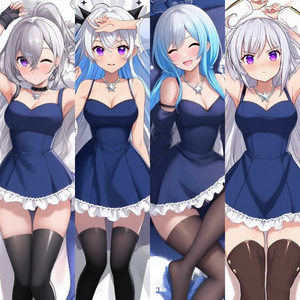 Индивидуальная наволочка для тела Аниме Dakimakura, однотонная и мультяшная с рисунком, для дома или отеля, подушка для постельного белья на молнии - Product Image 2