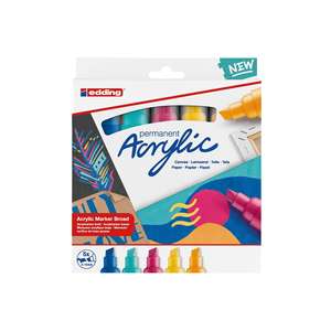 Edding Marqueur Acrylique 5000 breit abstrakt 5 Pièces - Product Image 1