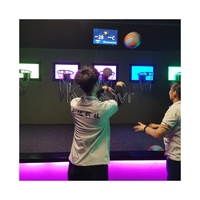 Carreaux de sol interactifs à LED pour Playhouse Intérieur Centres de divertissement publics Activation énergique du jeu de lave Parc sportif familial
