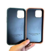 Coque de téléphone galvanisée à motif en cuir Coque de téléphone à l'huile de silicone Coque arrière pour iPhone 15 Pro Max Plus 13 14 Series