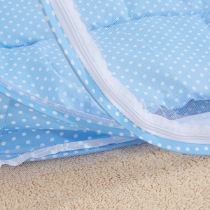 Trẻ Sơ Sinh Bé <span class=keywords><strong>Dot</strong></span> <span class=keywords><strong>Dot</strong></span> Crib Muỗi Lưới Và Nệm Có Thể Gập Lại Cradle Lưới Thoáng Khí Tán Cho Trẻ Em Bộ Đồ Giường - Product Image 3