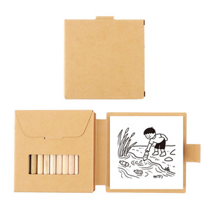 Set di Libri <span class=keywords><strong>da</strong></span> <span class=keywords><strong>Colorare</strong></span> Personalizzati Global Bridge <span class=keywords><strong>per</strong></span> Bambini, Matite Colorate, Carta Kraft Ecologica, Set di Giocattoli <span class=keywords><strong>da</strong></span> Disegno Tascabili Unisex dai 3 Anni in Su - Product Image 1