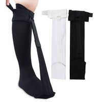 Chaussettes d'étirement ajustables pour la correction du pied tombant, manchon de compression souple pour la rééducation, idéal pour dormir la nuit
