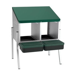 Nido <span class=keywords><strong>de</strong></span> Gallina <span class=keywords><strong>de</strong></span> Metal <span class=keywords><strong>de</strong></span> Alta Calidad con 1-4 Agujeros, Nido <span class=keywords><strong>de</strong></span> Gallina Verde con Recolección <span class=keywords><strong>de</strong></span> <span class=keywords><strong>Huevos</strong></span> Deslizante para <span class=keywords><strong>Gallinas</strong></span> - Product Image 5