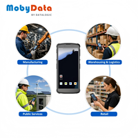 Escáner de Código de Barras PDA 4G Mobydata SA99, Computadora Portátil Android Octa-Core IP67 para Gestión de Almacenes y Comercio Minorista