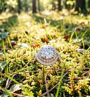 Bague élégante vintage à double couche en zircon motif tournesol et diamant, idéale comme cadeau pour femme