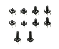 Nouveau en stock : Micro-interrupteur 6*6*6MM avec connecteur 4 broches, composants électroniques pour convertisseur de fréquence