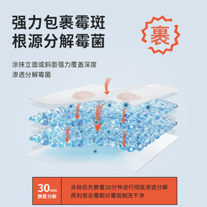 Gel japonais anti-moisissures 100g, désinfectant pour machine à laver et réfrigérateur - Product Image 3