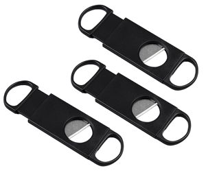 Cortador de Cigarros Portátil Mini de Metal Negro Hecho a Mano con Doble Cuchilla de Plástico ABS - Product Image 3
