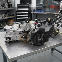 Nouveau moteur monocylindre GY6 150cc, refroidi par air, 4 temps, CDI, démarrage au kick, boîte de vitesses CVT avec marche arrière pour ATV, Go Kart, UTV