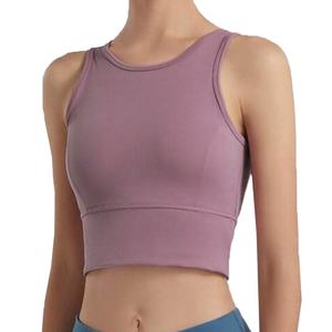 Vente flash : Hauts de yoga pour femmes, vêtements de sport à séchage rapide, respirants, en maille, tissu tricoté pour la course à pied - Product Image 4