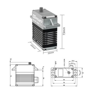 DSPOWER Motor de Alto Torque de 180 kg con Engranaje Metálico de 14.8V para Robot, UAV Grande, Pinza Industrial de Alta Resistencia DS-W005A - Product Image 3