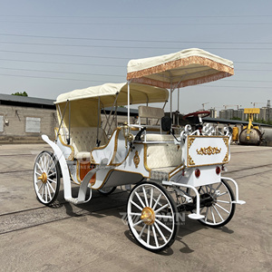 Charrette Électrique Haute Performance à 4 Roues, Alimentée par Batterie, pour Visites Touristiques et Utilisation dans les Parcs d'Attractions - Product Image 2