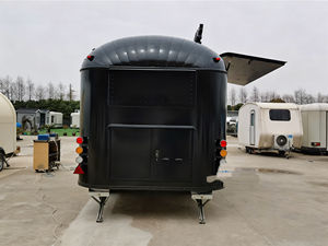 Camión de Comida Rápida, Mini Food Truck, Carrito de Hot Dogs, Café, Helados, Remolque de Comida con Cocina Completa de Aluminio para Snacks, Dulces y Papas Fritas - Product Image 5