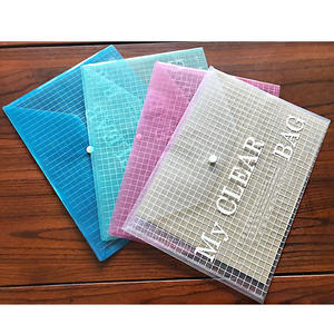 Enveloppes <span class=keywords><strong>en</strong></span> plastique, lot de 12 enveloppes, avec fermeture à boutons pression, <span class=keywords><strong>en</strong></span> plastique de qualité - Product Image 4