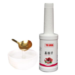Sirop concentré de litchi en gros, haute concentration, additif pour bubble tea, ingrédients certifiés Halal, concentré de sucre - Product Image 3
