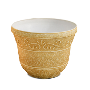 Pot de fleur de balcon de jardin en plastique PP en relief antique à vendre - Product Image 2