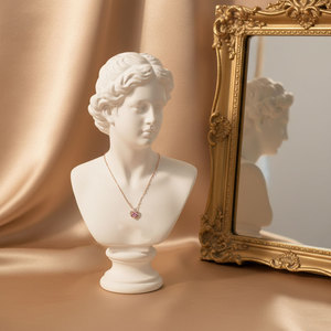 Collier en saphir rose en forme de cœur, très populaire, bijou romantique, or massif 18 carats, diamants naturels, pour la Saint-Valentin - Product Image 3