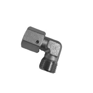Adaptador de tubo reductor de ajuste de tubería hidráulica, con tuerca giratoria, codo de 90 grados - Product Image 3