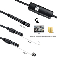 Cámara Endoscópica Industrial Rígida USB-C de 2M, 3 en 1, con Sensor CMOS HD, H.265, IP66, Impermeable, 2MP, 67, 1 Año de Garantía
