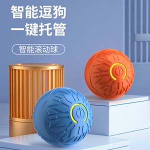 Jouet électronique pour animaux de compagnie, balle rebondissante, balle pour chien, divertissement pour petits chiens, renifleur automatique, auto-entretenant - Product Image 1