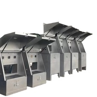 Boîtier de dérivation pour câbles de commutation MV/HV, essentiel pour la gestion des câbles de distribution d'énergie, en aluminium avec plaque de zinc, 10KV, DFW