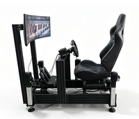 Cockpit de simulateur de course professionnel 40160 avec cadre en aluminium, support de volant, de pédales et de levier de vitesses pour Next Level Racing