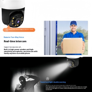 3MP HD Đầy Đủ Màu Sắc Không Thấm Nước Ngoài Trời Mạng Dome <span class=keywords><strong>Camera</strong></span> Tầm Nhìn Ban Đêm Không Dây <span class=keywords><strong>Wifi</strong></span> Điều Khiển Từ Xa Phát Hiện Chuyển Động Chức Năng - Product Image 3