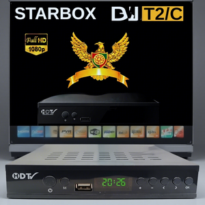 Receptor de <span class=keywords><strong>TV</strong></span> Digital Terrestre STARBOX para Rusia, DVBT2/C, Ásia Central, Compatible con WiFi 1080p - Product Image 1