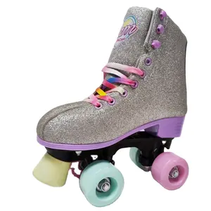 Wholesales sapato feminino para garotas, sapatos de patins brilhantes para jovens