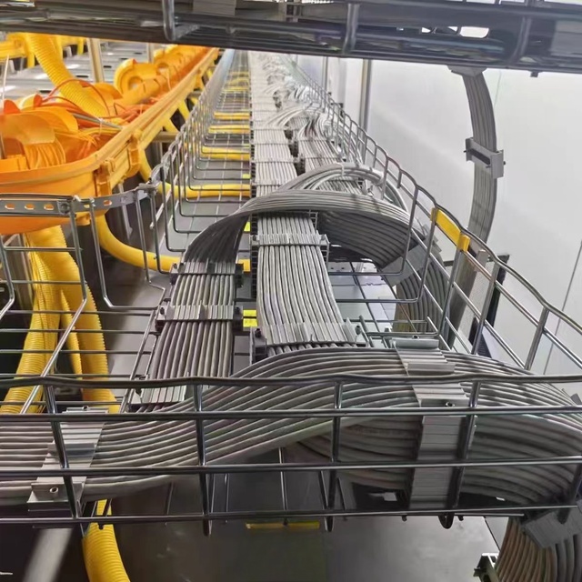 Welded Steel Wire Mesh Cable Tray Pre-galvanized GI Wire Basket Cable Tray for Commercial Building Electrical Cabling