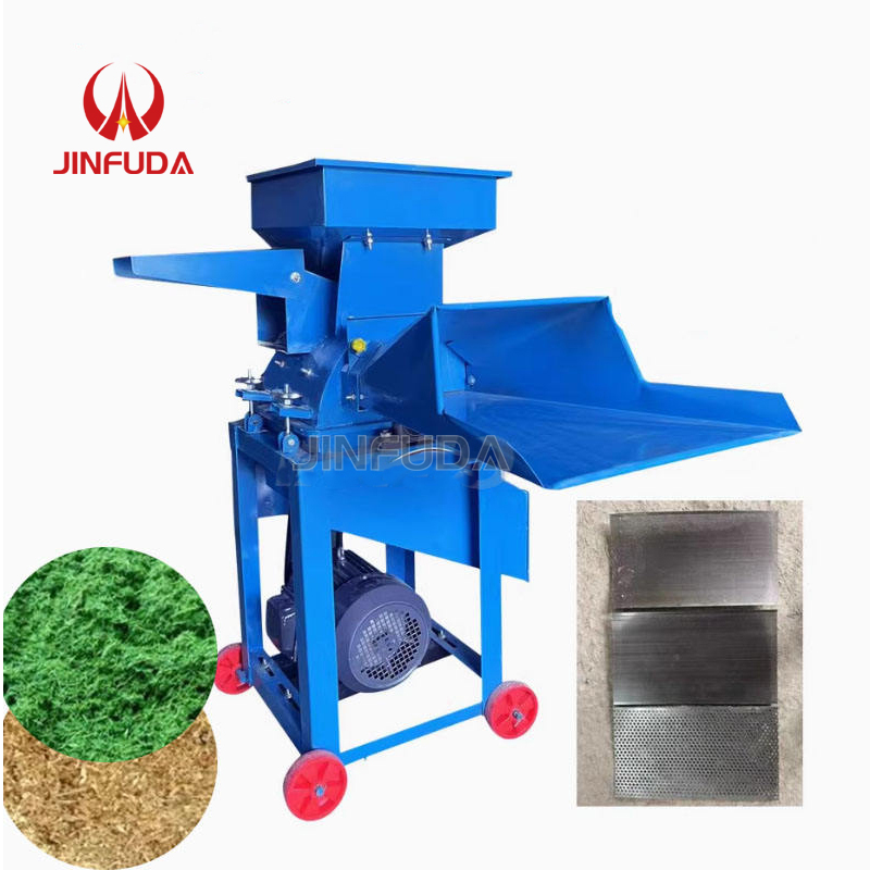 Multifunctional Animal Feed Crushing Grain Machine Silage Cow Feed Grass Chaff Cutter Machine Grass Milling Machine for Chicken