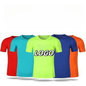 Camiseta Deportiva de Secado Rápido Personalizada 2026 con Logotipo 3D, Top de Gimnasio para Hombre y Mujer, Manga Corta, para Correr Maratón, Venta al Por Mayor - Product Image 1