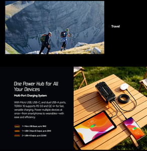 แบล็ควิว เทอร์ร่า 10 พาวเวอร์แบงค์ 10000mAh ดีไซน์ทนทาน - Product Image 6
