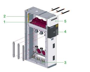 สวิตช์เกียร์ 20kV แบบ AIS (Air Insulated) รุ่น SM6 พร้อมสวิตช์ตัดโหลด SF6 ยี่ห้อ SafeSwitch 20kV สวิตช์เกียร์ SafeSwitch - Product Image 5