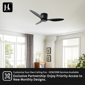 Ventilateur de plafond à LED intégré de 42 pouces avec télécommande, corps de lampe en fer noir et blanc, sans lampe - Product Image 5