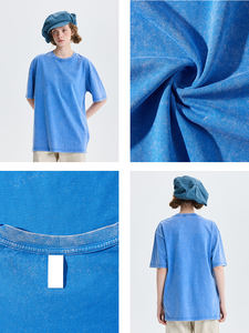 Pull tricoté oversize délavé, imprimé DTF, 230g, respirant, écologique, 100% coton, grande taille, pour homme, style vintage vieilli, logo personnalisé - Product Image 3