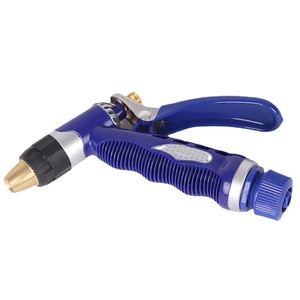 Pulverizador de alta presión con cabezal de cobre de flujo ajustable y mango de plástico para lavado de coches y riego de jardines, 12 pulgadas - Product Image 1