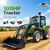 Tractor 4x4 LAWNIO con Múltiples Configuraciones y Accesorios Disponibles, Motor de 4 Cilindros con Alto Torque para Labranza