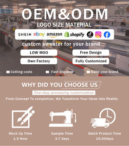 Custom Wholesale Cashmere Blend Roll Neck <strong>Longline</strong> <strong>Jumper</strong> Chunky Knit Loose Pullover <strong>Women</strong> Turtleneck Winter Sweaters - Product Image 5