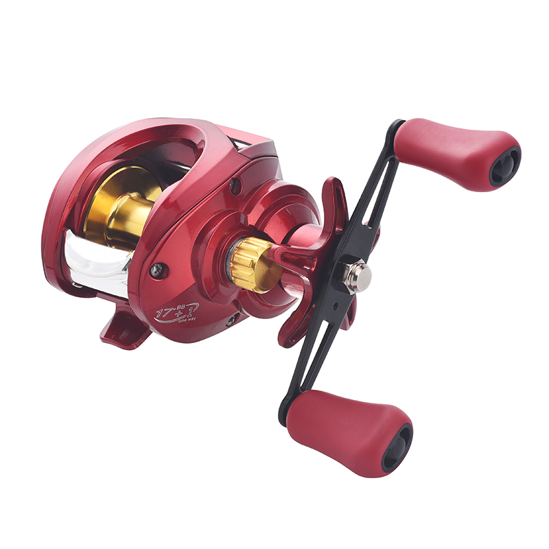 Lizard Fishing Baitcasting Reel with 17+1 Bearings, 7.2:1 Gear Ratio for  Enhanced Performance in Various Fishing Environments