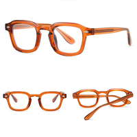 Lunettes de soleil DL Square Meter Nail UV400 légères à monture métallique intégrale dégradée