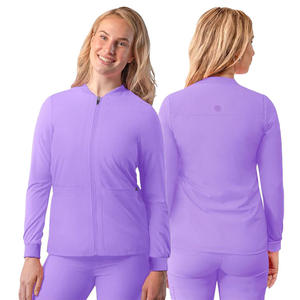 Xinyangyi เสื้อแจ็คเก็ตซิปแขนยาวสำหรับผู้หญิง, เสื้อโค้ทสำหรับผู้หญิงเสื้อโค้ท95% โพลีเอสเตอร์5% อีลาสเทนเครื่องแบบโรงพยาบาลสำหรับผู้หญิง2025 - Product Image 2