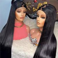 Perruque de cheveux naturels vietnamiens bruts de 40 pouces de long, ondulations profondes, densité 250%, perruque de cheveux humains bouclés birmans, perruques de cheveux indiens vierges ultra-lisses